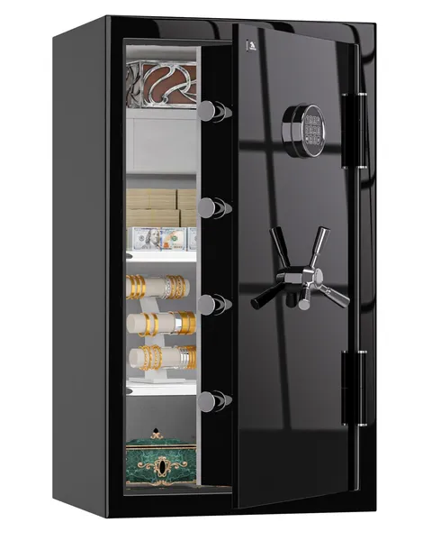 Large Fireproof & Waterproof Safe with Digital Lock for Home Security