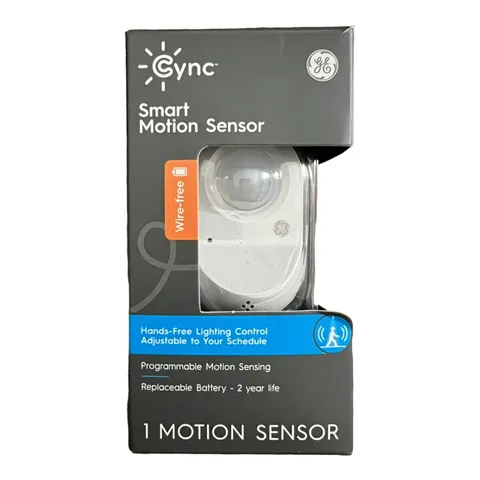 GE Cync Smart Motion Sensor Wire-Free Wireless Bluetooth Alexa Google