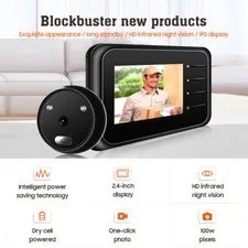 New Wireless Door Peephole Camera Doorbell Viewer Monitor Digital Night Vision