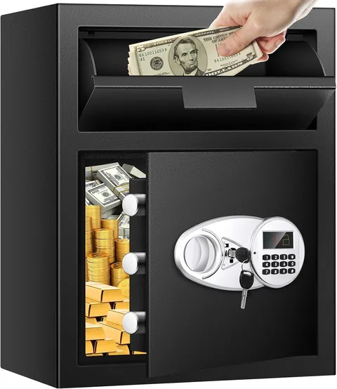 2.6 Cu Ft Depository Safe for Business with Quick Drop Slot