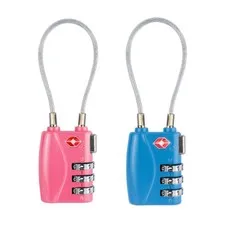 1PC Safe Light TSA Customs Lock Wire Rope Password Lock for Suitcases Backpacks