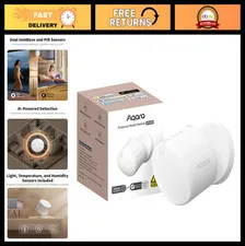 Wireless 5-in-1 Motion Sensor, mmWave Technology, Smart Home Presence Detector