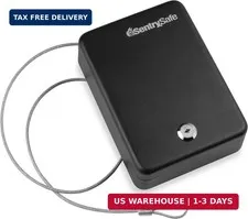 SentrySafe Mini Safe is a Lock Box with Key Lock for Office or Dorm that Secures