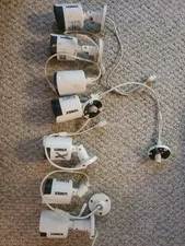 LOT OF 7 Lorex LKB353A-C 5MP HD IP IR Bullet Cameras - FOR PARTS / DUMMY