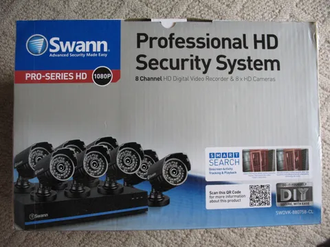 SWANN ADVANCED SECURITY MADE EASY - PROFESSIONAL HD - SECURITY SYSTEM  8 CHANNEL