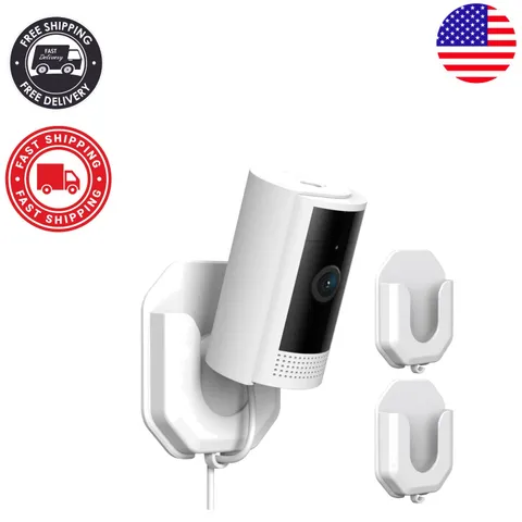 Strong Adhesive Wall Mount Bracket for Ring Indoor Cameras - Easy Installation
