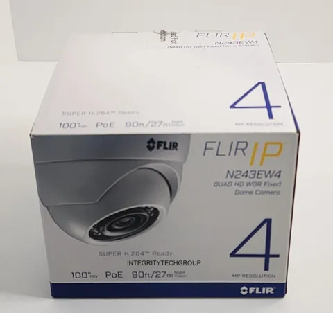 N243EW4  4MP Quad HD Weatherproof Outdoor Network POE  IP Dome Camera NEW