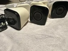 3x Vivint Pro Gen 1 Outdoor Camera VS-ODC300-WHT Full HD 1080p Cube, White
