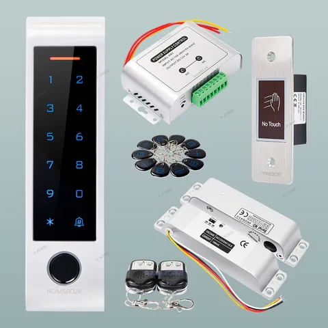 HOMSECUR APP WIFI Password Access Control Set Surface Mount Drop Bolt Lock