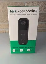 Blink Wireless Video Doorbell 2nd Gen Newest Model Black HD, NEW/SEALED