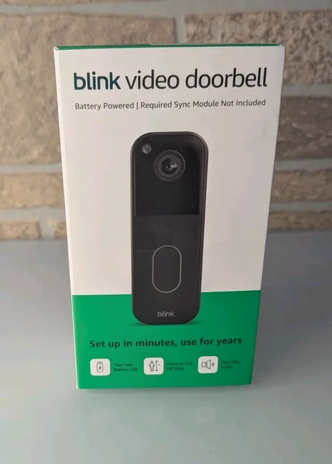 Blink Wireless Video Doorbell 2nd Gen Newest Model Black HD, NEW/SEALED