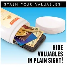 Sunscreen Diversion Safes - Hide Your Essentials