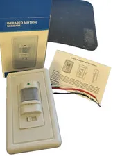 AC110V PIR Indoor Motion Sensor Light Switch Wall Occupancy Detector No Reserve