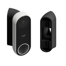 45° Corner Mount Wedge Compatible with Google Nest Hello Video Doorbell 1st G...