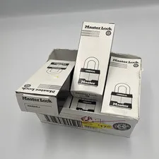 Master Lock Commercial Keyed Padlocks 6-Pack Silver Steel 1KARANLJ