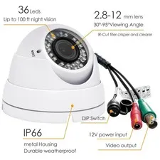 Long-Range Night Vision CCTV Camera  Weatherproof