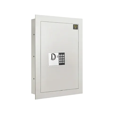 In-Wall Safe with Keypad and 2 Manual Override Keys - Protect Money, Jewelry,...