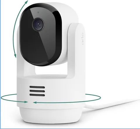 Arlo Essential 2K Indoor Pan & Tilt Security Camera – Motion Tracking, Human 