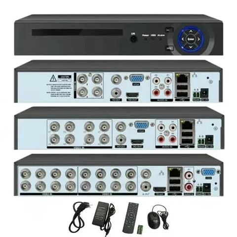 4-8-16 Channel Xvr Compatible with Poe Dvr-Nvr and Onvif Wifi Cameras