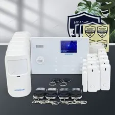 HOMSECUR LCD Wireless WIFI Burglar Intruder Alarm System+Pet-Immune/Friendly