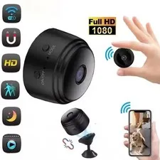 Camara Mini Espía WiFi 1080P: Seguridad HD, Visión Nocturna y Sensor de Movimien