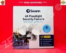 **BRAND NEW**Swann Wi-Fi 4K Floodlight Security Camera NightVision Motion Sensor