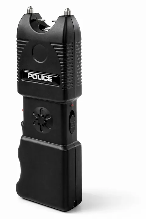 POLICE Stun Gun TW10 Rechargeable with LED Flashlight Siren Alarm