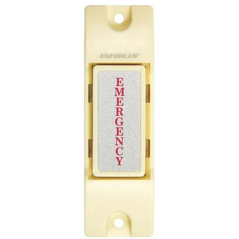 Enforcer SS-075Q Seco-Larm Emergency N.O. Momentary Button 2-wireHard-Wired