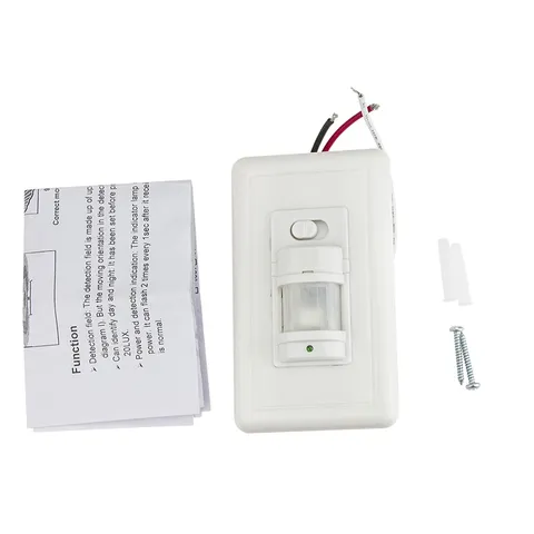 Auto On/Off PIR Motion Sensor Light Switch, Infrared Occupancy Detection