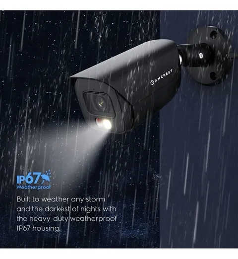 Amcrest AI Bullet IP PoE Camera IP5M-B1276EB-AI