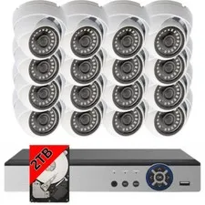 Evertech 16 Channel High Def Business Office CCTV Security Camera System 2TB