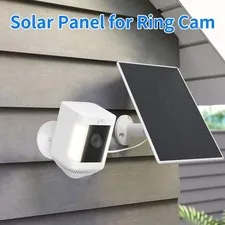Ring Camera Solar Panel Charger for Stick Up and Spotlight Cams, Weatherproof