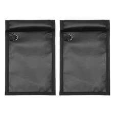 2 Pcs Faraday Bags, 10.4 x 4.8 Inch Phone Car Keys Fob Protector Faraday Bags...