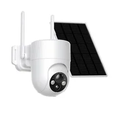 Solar Camera Outdoor Wireless, 2K Color Night Vision, Security Cameras Wirele...