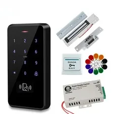 Door Access Control System RFID Keypad +180KG Electric Magnetic Strike Door Lock
