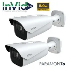 2 InVid 8 MP Motorized Auto-Focus Bullet Camera 2.8-12mm PAR-P8BIRA2812NH-AI