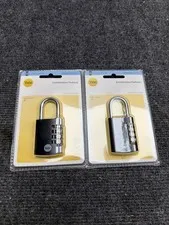 Lot of 2 Yale 4 Number Combination Lock, Locker, Gate, Outdoor