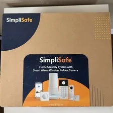 SEALED - SimpliSafe 8 Piece Wireless Home Security With Cameras