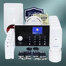 HOMSECUR Wireless&Wired 4G SMS Autodial Burglar Alarm System with Touch Panel