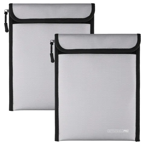 Fireproof Waterproof Document Bag 6 Layers Heat Insulated 4000F Fire Resistant