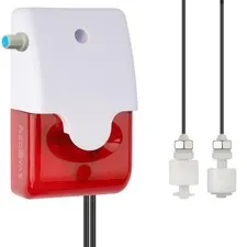 120dB High Low Water Level Sensor Alarm Strobe Siren 16.4ft Cord