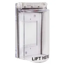 SAFETY TECHNOLOGY INTERNATIONAL STI-6518 Bopper Stopper,Clear,3-1/4in.Wx1-3/4in.