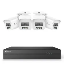 Camstro 8CH NVR 4K Color Night Vision POE Security Camera System Two Way Audio