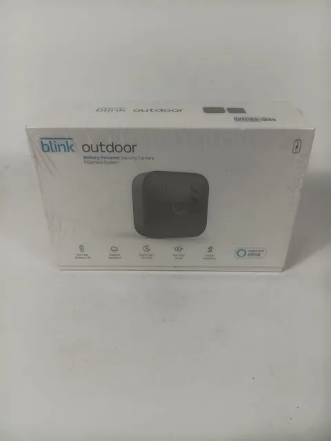 BLINK OUTDOOR 1 CAMERA SYSTEM - (1 CAMERA & 1 SYNC MODULE 2) NEW SEALED
