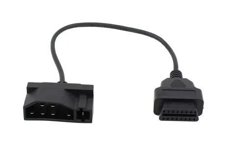 MOTOKU Replacement for Ford 7 pin OBD1 to OBD2 Adapter Code Reader Scanner Check