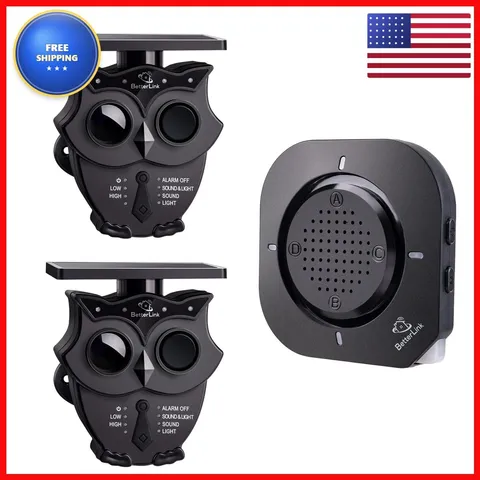 BetterLink 1/2 Mile Long Range Solar Wireless Driveway Alarm System 1R2S