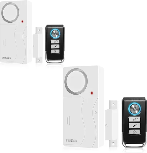 Door Alarms When Opened Remote 2-Pack Home Security System Window Sensor Chime