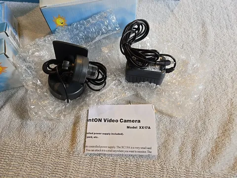 X10 Wireless Camera Kit XX7A  XX17A-C  XC19A Camera & XM13A Power Supply New