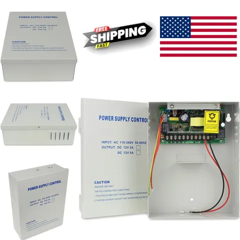 Power Supply for Door Entry System with Overload Protection and Remote Control