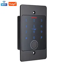 Tuya Wifi Standalone Fingerprint Access Control Keypad Metal Waterproof Backligh